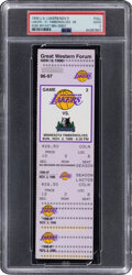 1996 Kobe Bryant NBA Debut Los Angeles Lakers Full Ticket, PSA Good 2--The Only Known Full Ticket!