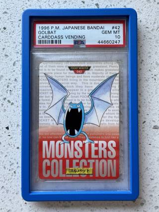 Golbat card PSA 10, cert 44660247