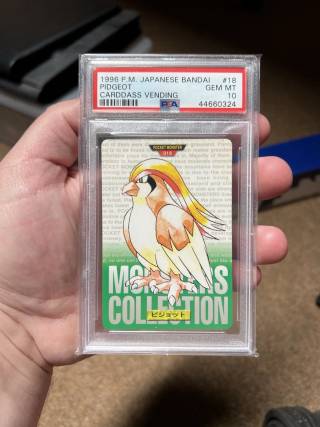 Pidgeot card PSA 10, cert 44660324