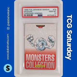Geodude card PSA 10, cert 44754872