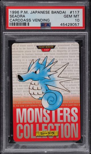 Seadra card PSA 10, cert 45429057