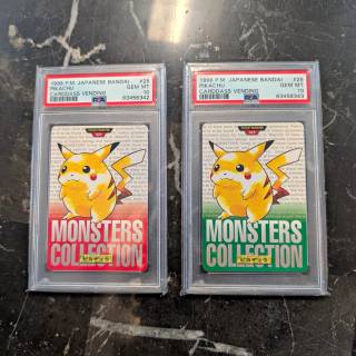 Pikachu card PSA 10, cert 63456343