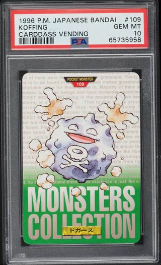 Koffing card PSA 10, cert 65735958